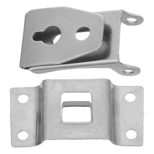 Detachable Hard Hat Headlamp Mounting Clips Stainless Steel