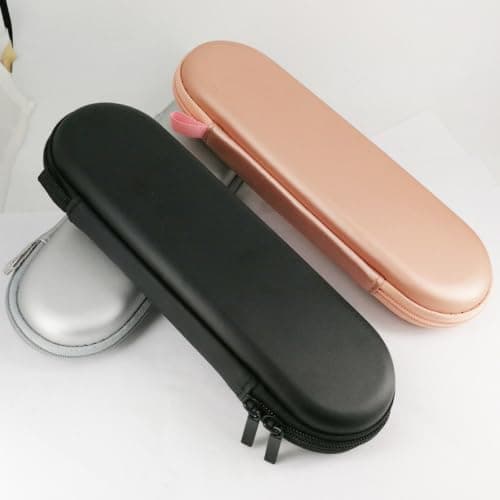 DEEPCRAFF Stylus Pen Carry Case with Cable Holder for Digital Stylus Rose Gold Touch Screen Pen Organizer with Removable Sponge Mesh Zip Pocket — view 3