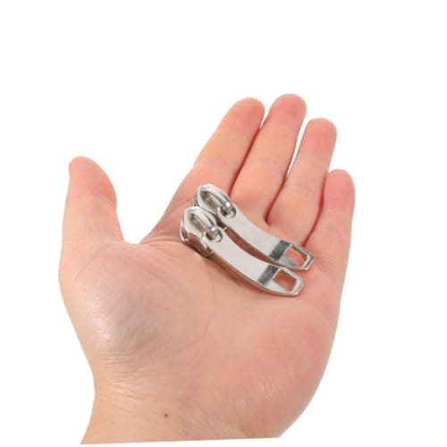12pcs Silver Zinc Alloy Double Layer Suitcase Zipper Repair Kit — view 4