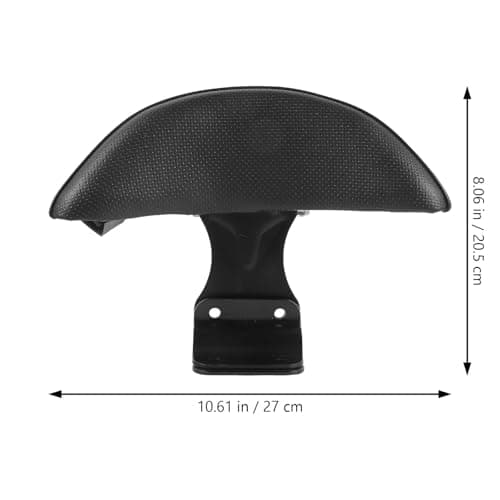 Motorcycle Seat Back Rest, Black Iron Bicycle Back Cushion — view 2