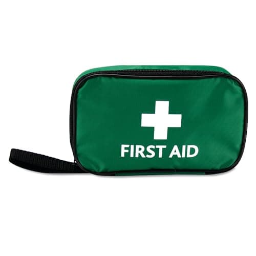 RELIANCE MEDICAL HSE 1 Person First Aid Kit in Small Green Pouch for Home Car Holiday and Workplace - Essentials for Everyday Situations — view 2