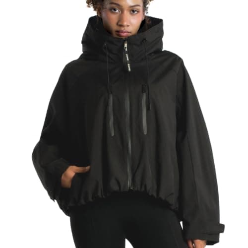 PUFFIT Womens Rain Jacket Waterproof 20000mm, Rain Coats for Women with Hood, Lightweight Waterproof Rain Jacket