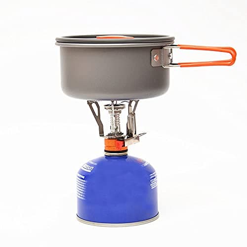 Tiardey Mini Folding Camping Stove Burner,Strong Firepower with Piezo Ignition,Stove for Outdoor Hiking Cooking — view 4
