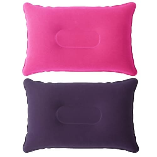 2Pcs Camping Pillow Inflatable Pillow,Travel Inflatable Pillows for Camping