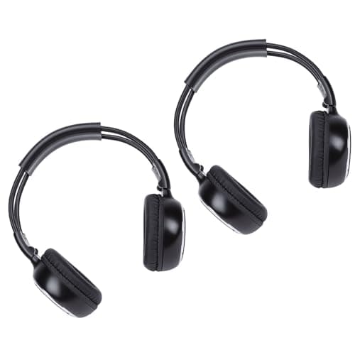 Ejoyous Infrared Car Headphones, 2 Channel Dual Audio