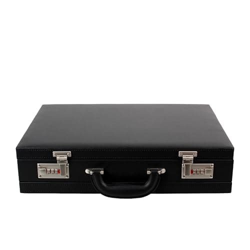 Executive Faux Leather Business Briefcase Attache Travel Case Work Bag AR — view 4