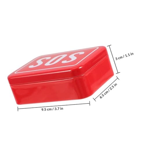BIUDECO 2pcs Metal Survival Box Compact Emergency Organizer for Camping and Hiking Shockproof Medicine Storage Kit for Outdoor Travel and Safety Preparedness — view 2