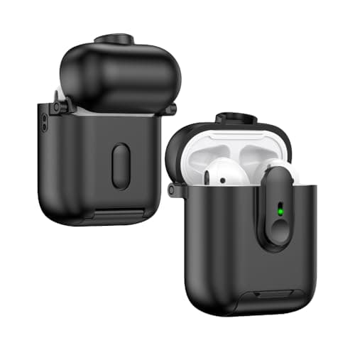 2-in-1 Earphones Case for Apple AirPods (1st Generation),White — view 3
