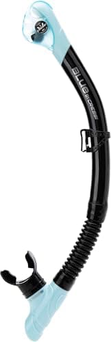 Cressi Tino Adventure Set Black/Ice Cyan [L/XL] - Snorkel Set Tonga Fins, Tino Mask and Scilla Snorkel for Snorkelling and Diving, Black/Ice Cyan, L/XL, Adults — view 4