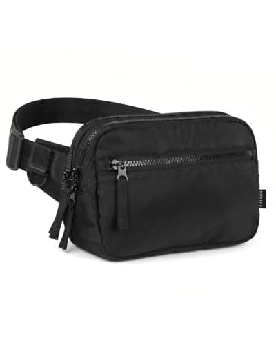 Fmeida 2.4L Fanny Pack, Crossbody Bum Bag for Men Women, Travel Waist Belt