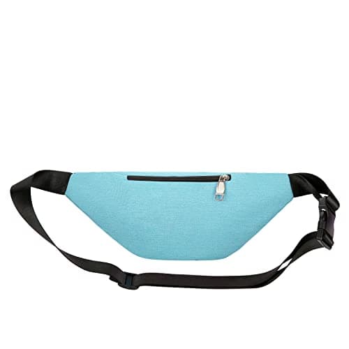 Fanny Pack for Men & Women, Fashion Waterproof Waist Packs with Adjustable Belt, Casual Bag Bum Bags for Travel Sports Running. (Mint Green) — view 3