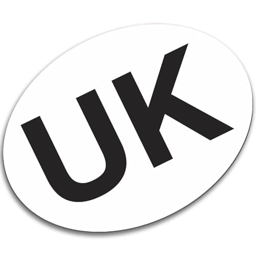 Navoys UK Magnetic Car Sticker for Europe, 1 Pack, EU Road Travel