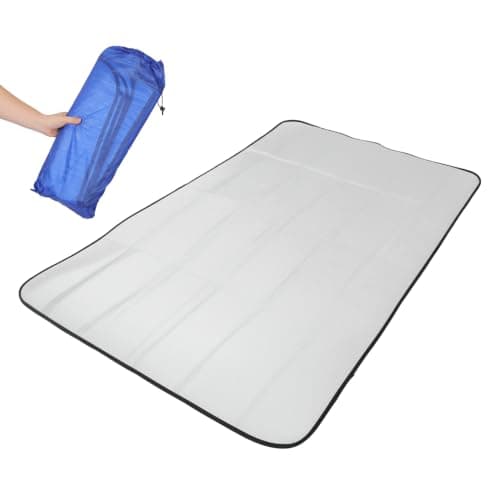 BESPORTBLE Aluminum Foil Camping Mat, Thermal Reflective Sleeping Pad with EVA Foam, Waterproof Outdoor Picnic Blanket and Moisture-Proof Ground Sheet for Hiking, Festival and Beach, with Carry Bag