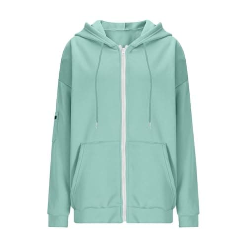 Hoodie with Eye Mask Built in Boys and Girls Sweatshirts Casual Drawstring Jackets with Pockets Comfrt Airplane Mode Travel Wearable Blanket Hoodies for Boys and Girls Green — view 6
