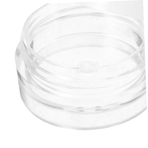 20 Pack 3g Plastic Cosmetic Cream Jars Lids for Travel Use — view 5