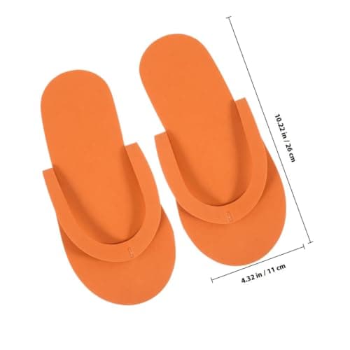 Toyvian Disposable Pedicure Slippers, 24 Pairs of Disposable Pedicure Foam Slippers, Multi Color Foldable Salon Flip-flops for Nail Foot Spa Beach Party — view 5