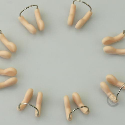 6Pcs Unisex Swimming Nose Clip Iron Wire Silicone Nose Guard Pegs For Adult Kid Swimming Training Snorkeling Diving Travel Clip — view 3