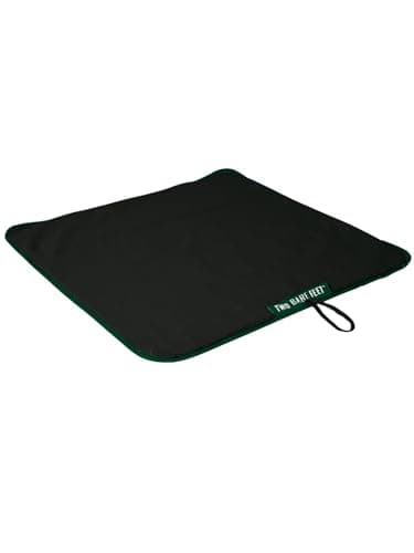 Two Bare Feet Portable Changing Mat for Surfing, Swimming, SUP & Watersports – Waterproof, Soft Sherpa Fleece, Roll-Up Design for Easy Travel & Outdoor Sports (Khaki/Black) — view 3