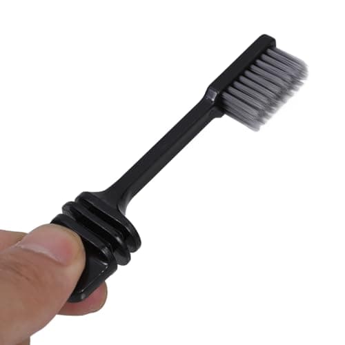 10pcs Black Collapsible Travel Toothbrush Pp Soft Bristles Portable — view 3