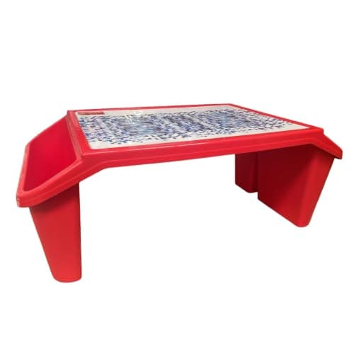 JMS we create smile Set of 2 - Plastic Activity Tray Portable Laptop Desk - Large Lap Table Multipurpose Travel Tray for Girls & Boys - (Red) — view 2