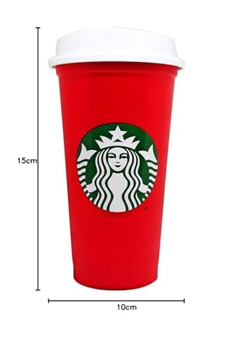 Starbucks 2018 Holliday Red Reusable Travel Cup - (Grande 16 Oz) — view 2