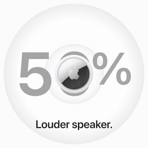 Apple AirTag (2nd generation): Tracker for Keychain, Wallet and More; Locator with Sound; Simple One-Tap Setup with iPhone or iPad; Key Finder with up to 1.5x Precision Finding Range — view 4