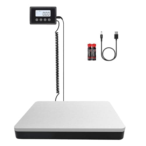 UNIWEIGH Postal Scales,200kg/10g High Precison LCD Display Parcel Scales
