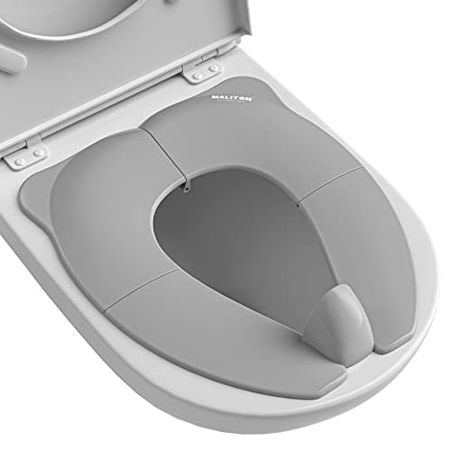 Maliton Toddler Toilet Seat, Foldable Potty Training Seat with Splash Guard