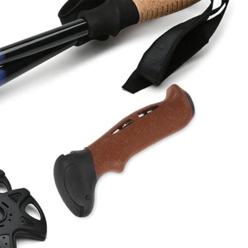 2pcs Cork Hiking Pole Grips for Nordic Walking Poles and Skiing — view 6
