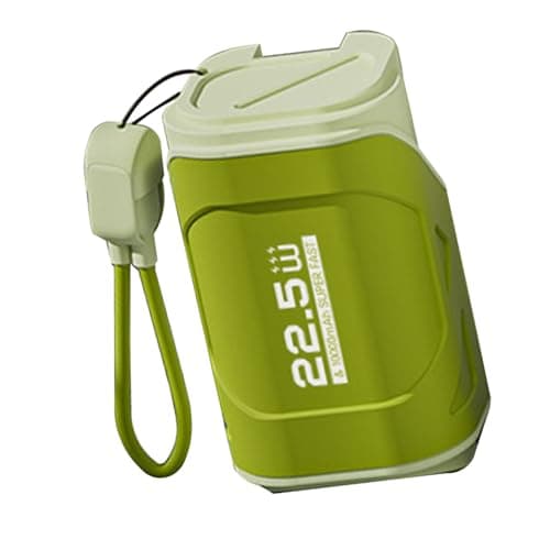 10000mAh Portable Charger Power Bank, 22.5W Power Bank with AC Wall Plug and Cable, USB and Type C Output Ports, Portable Battery Charger for Home Camping Travel Power Backup — view 6