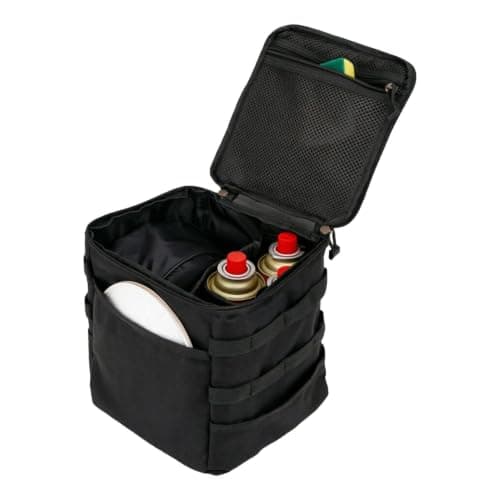 Camping Cookware Bag Outdoor Kitchen Organizer Portable Cooking Equipment — view 2