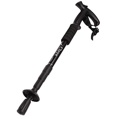 Hiking Poles Telescopic Trekking Poles Adjustable Walking Sticks Lightweight Walking Poles Portable Walking Stick Trekking Poles with Wrist Strap for Men Women Senior Trekking, 3 Sections Adjustable