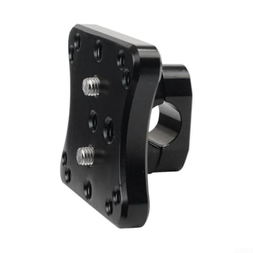 Compact Motorcycle GPS Mount Holder for 12mm Handlebars, Adjustable Viewing Angle Bracket, Plastic Stand Fit — view 2
