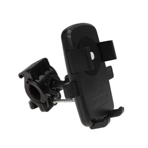 SHINEOFI Phone Holder GPS Bracket for Motorcycle Bike, Adjustable PP Black