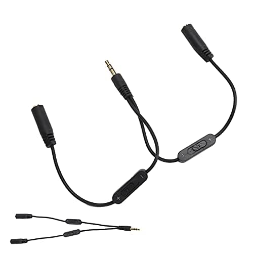 Cryfokt 3.5mm Adapter Cable, 1 to 2 Dual Stereo Splitter for Sharing Music — view 5