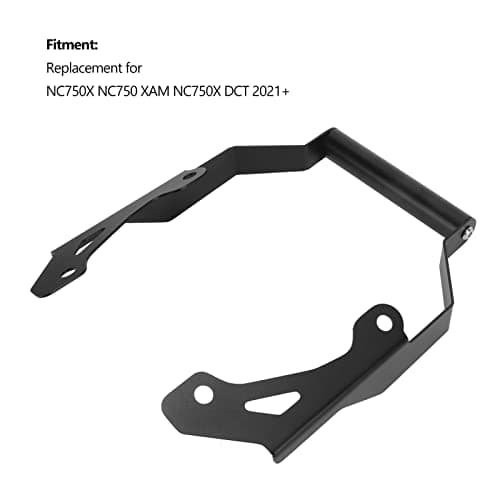Keenso Motorcycle Navigation Bracket, GPS Navigation Bracket Aluminum Alloy Phone Holder Mount Replacement for NC750X NC750 XAM NC750X DCT 2021+ anti-theft device anti-theft device — view 2