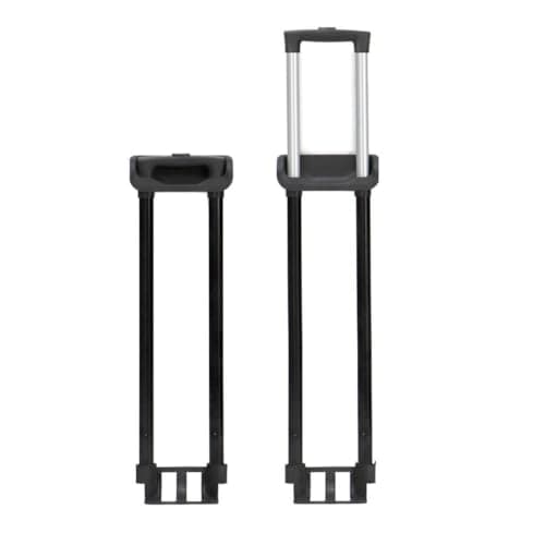 AsrMyjcx Classic Black Iron Luggage Handle Replacement, 60x16x4cm, 2 Wheels, Telescopic Handle for Suitcase — view 4