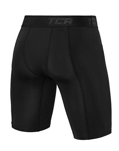 TCA Boys' Pro Performance Compression Base Layer Thermal Under Shorts - Black Stealth, 12-14 Years — view 2