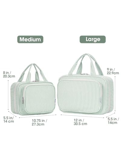 Narwey Large Hanging Travel Toiletry Bag for Women, Wash Bag for Toiletries — view 2