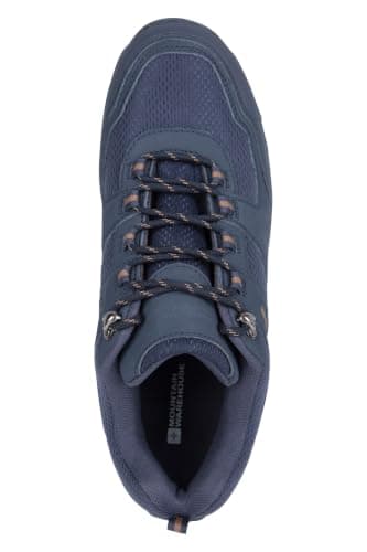 Mountain Warehouse McLeod Mens Wide-Fit Walking Shoes Navy 8 — view 5
