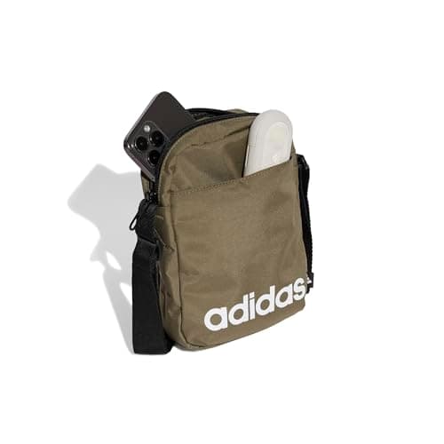 adidas Unisex Linear Organizer Waist Pack, olive strata/black/white, One size — view 5
