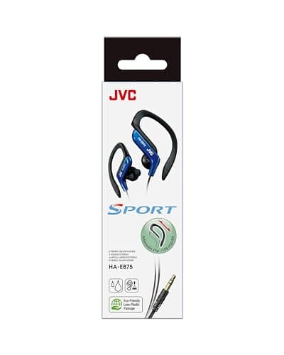 JVC, HA-EB75-AN-U Adjustable Sport Clip Earphones (Blue) — view 3