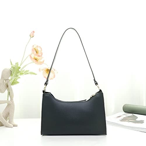 VaiKanhai Tactical Dog Harness with Pockets Women Faux Leather Plain Armpit Bag Mobile Phone Bag Shoulder Bag Bags Perfume, black, One Size — view 2