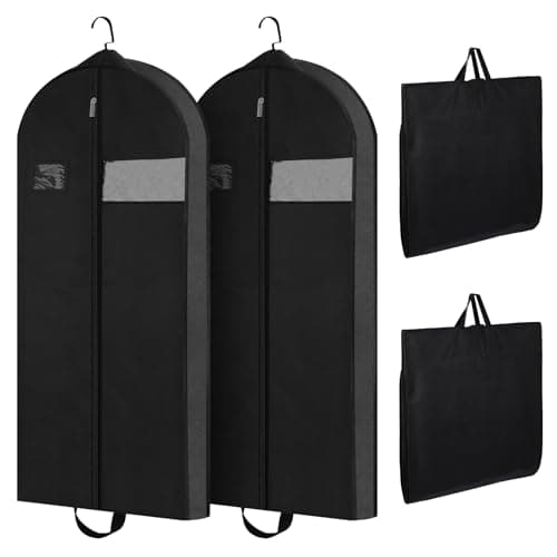 GSrenyu 60" Dress Bags Covers Long Garment Bags for Storage and Travel