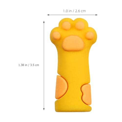 minkissy Cat Paw Cuticle Nipper Cover 3 Pack Silicone Cuticle Scissors Cover Nipper Protective Cap for Nail Nippers Pedicure Tool Scissors Protective Sleeve for Salon Travel Storage — view 2