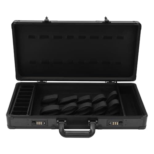 Rectangular Barber Tools Bag Salon Styling Clipper Combs Scissors Storage Carry Travel Case,Hairdresser Organizer Bag Travel Case,Hairstylist Supplies & Grooming Kits,Double Combination Lock Design,El