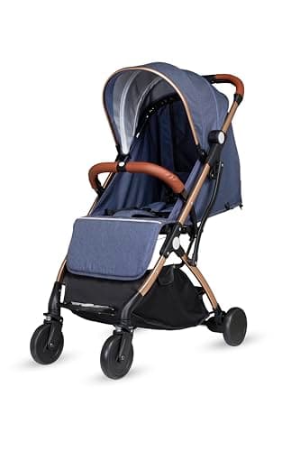 Bambico Airline Approved Foldable Cabin Stroller Pushchair - Navy