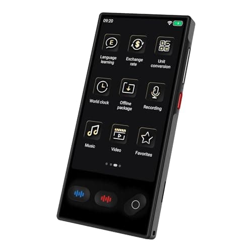 Plyisty AI Language Translator Device, 2026 Upgraded Voice Translator with 148 Languages, ChatGPT Function, 5M Camera for Photo Translation, for Business Travel and Learning (S35)
