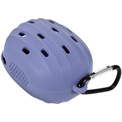 Silicone Makeup Puff Storage Case Portable Travel Holder Lavender