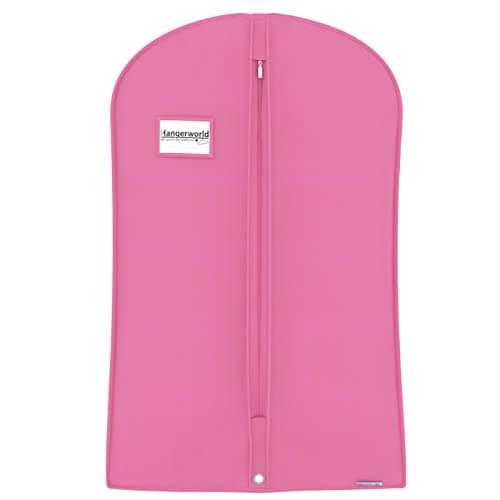 Hangerworld 38 Inch Pink Breathable Girls Dress Garment Clothes Cover Zipped Bag for Dance Wear — view 5